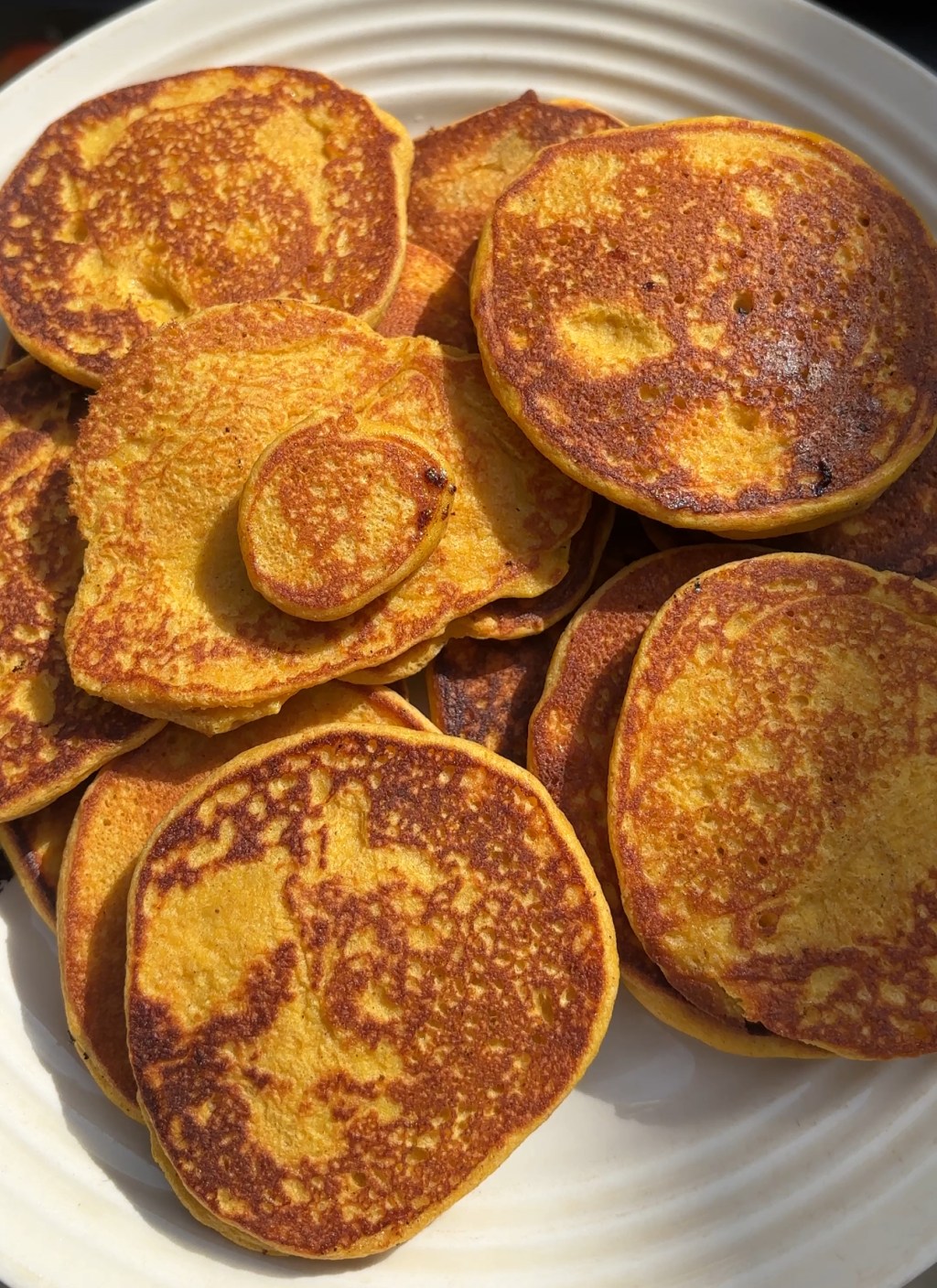 Fluffy Pumpkin Protein Pancakes | Gluten-Free and No Added Sugar
